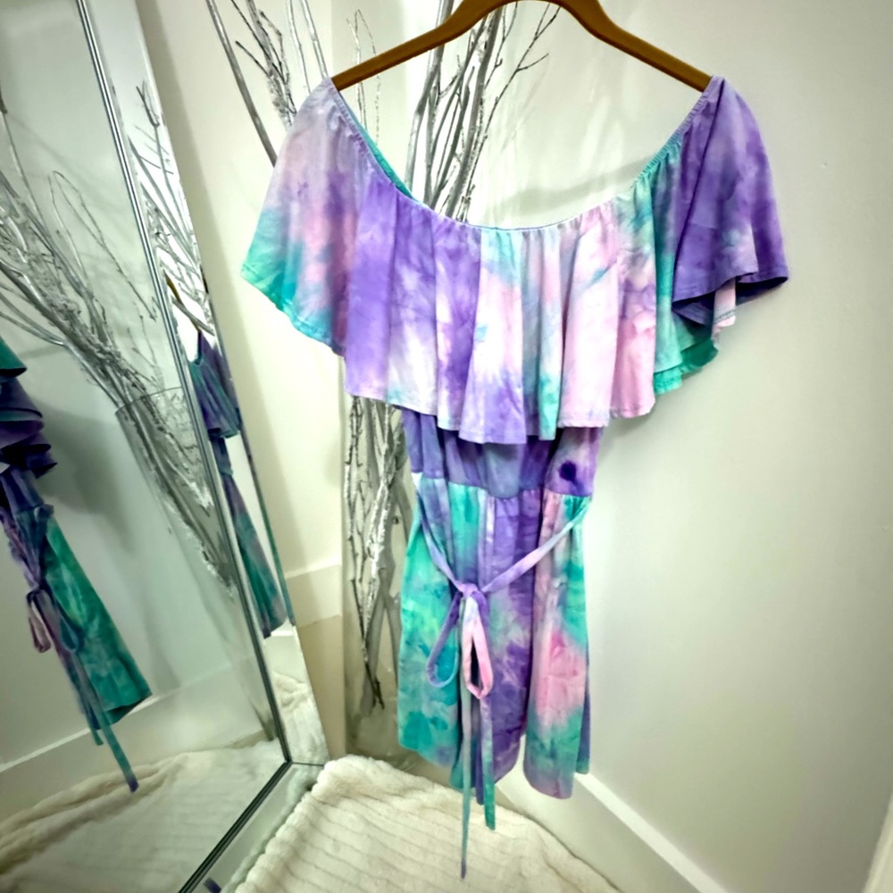 Blue.S TieDye Romper M